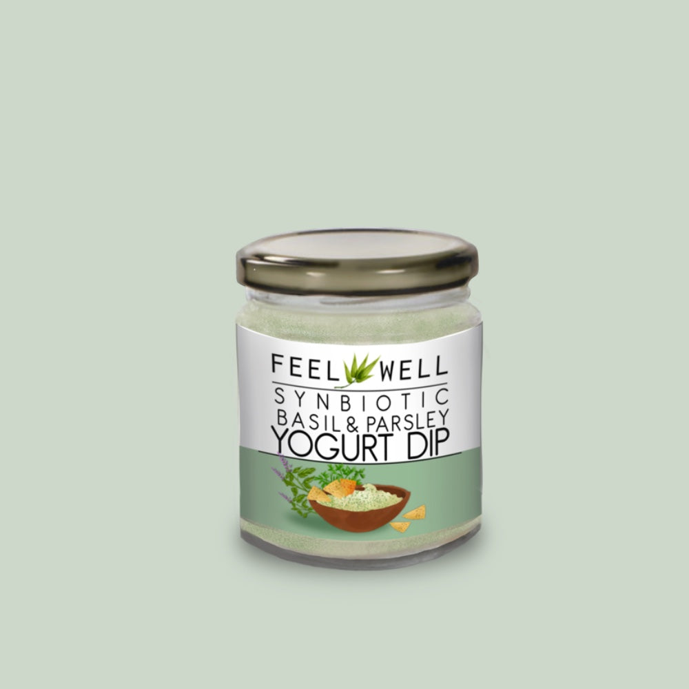 Live Culture Full Fat Yogurt Dip 200 g Basil & Parsley Feel Well