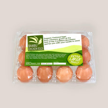 Load image into Gallery viewer, Bambu Organic Eggs (Extra large)