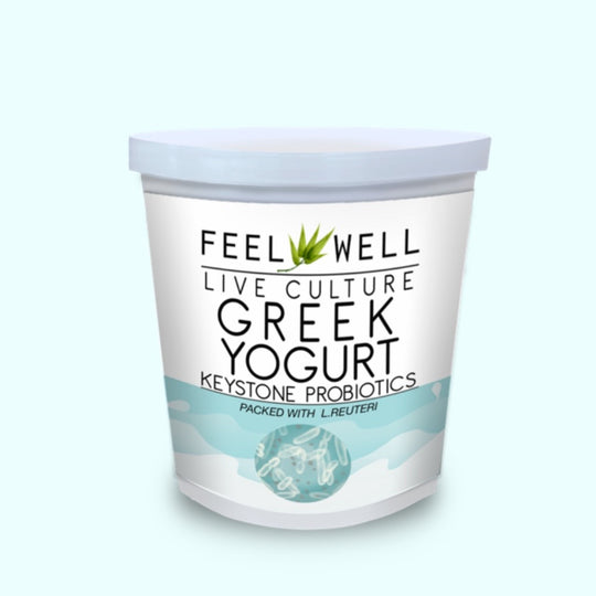 Keystone Probiotic Greek Yogurt: 400g L. Reuteri - Feel Well
