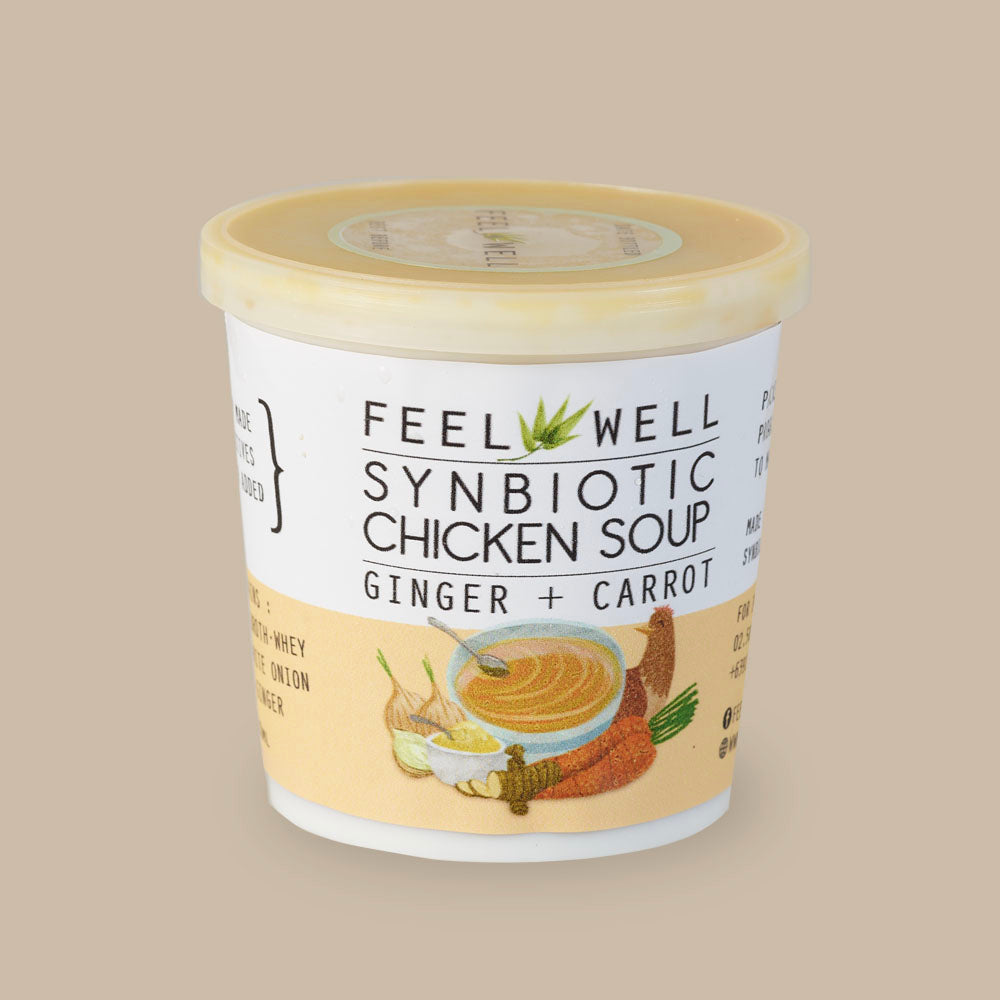 Synbiotic Chicken Soup 400 ml: Ginger + Carrot